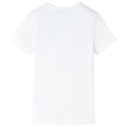 Kinder-T-Shirt Ecru 140