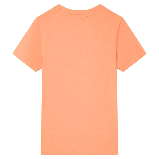 Kinder-Kurzarmshirt Neonorange 92