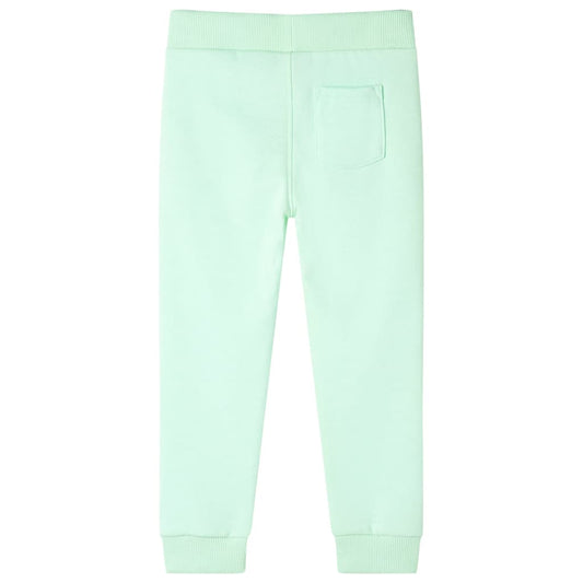 Kinder-Trainingshose Knallgrün 104