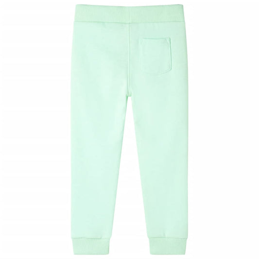 Kinder-Trainingshose Knallgrün 140