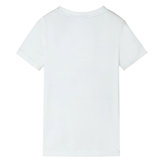Kinder-T-Shirt Ecru 140