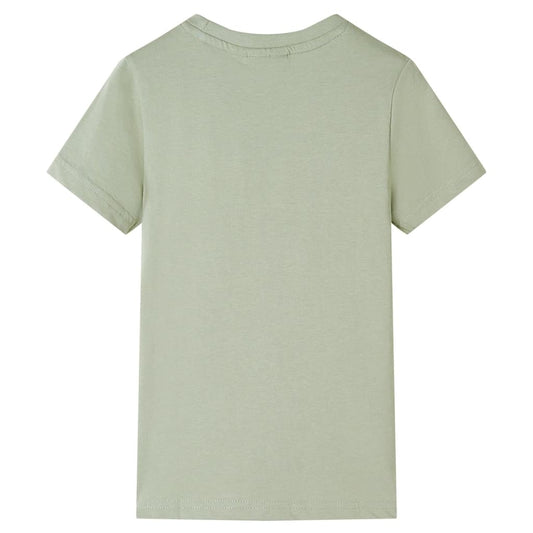 Kinder-Kurzarmshirt Hellkhaki 104
