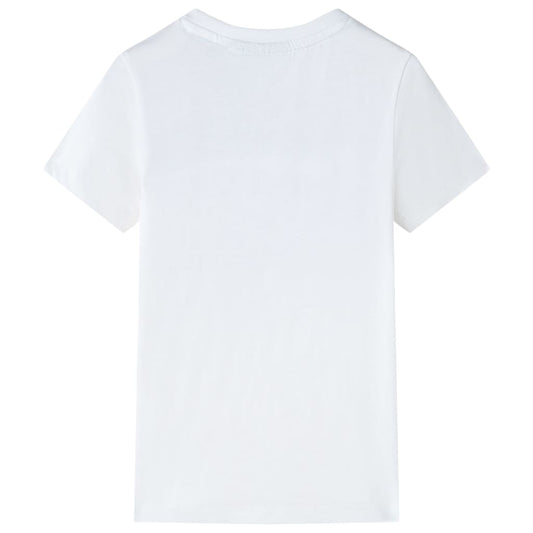 Kinder-T-Shirt Ecru 104