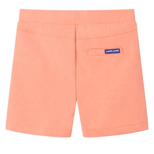 Kindershorts mit Kordelzug Neonorange 104