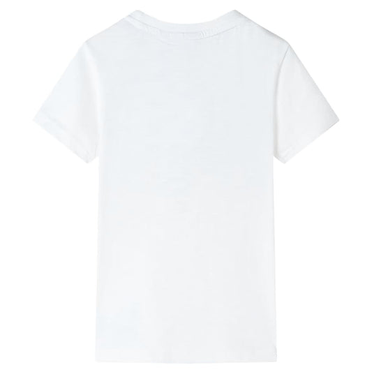 Kinder-T-Shirt Ecru 104