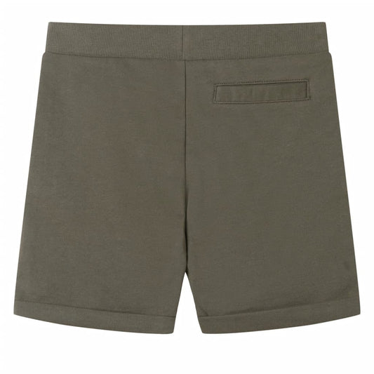 Kindershorts mit Kordelzug Dunkles Khaki 140