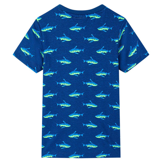 Kinder-T-Shirt Dunkelblau 104