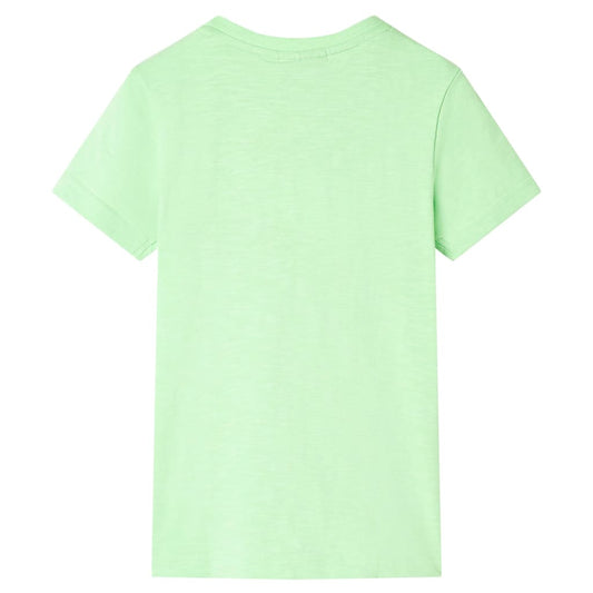 Kinder-T-Shirt Neongrün 104