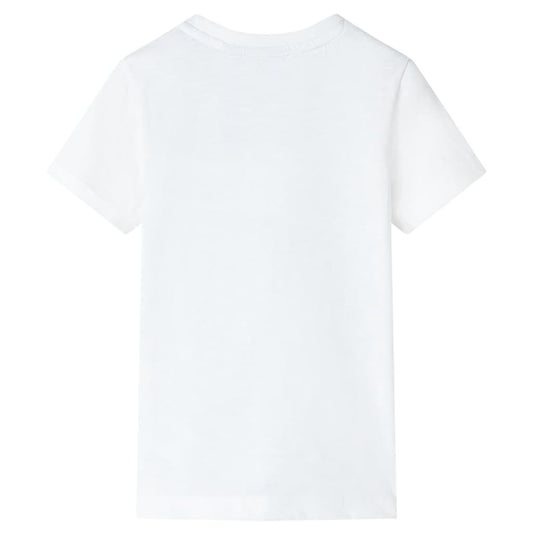 Kinder-T-Shirt Ecru 128