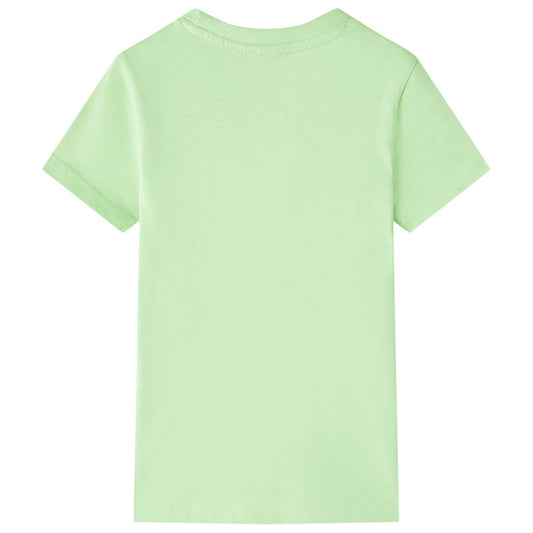Kinder-T-Shirt Limette 140