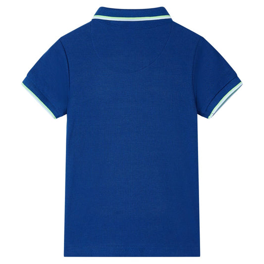 Kinder-Poloshirt Dunkelblau 128