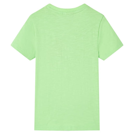Kinder-T-Shirt Neongrün 104