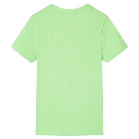 Kinder-T-Shirt Neongrün 116