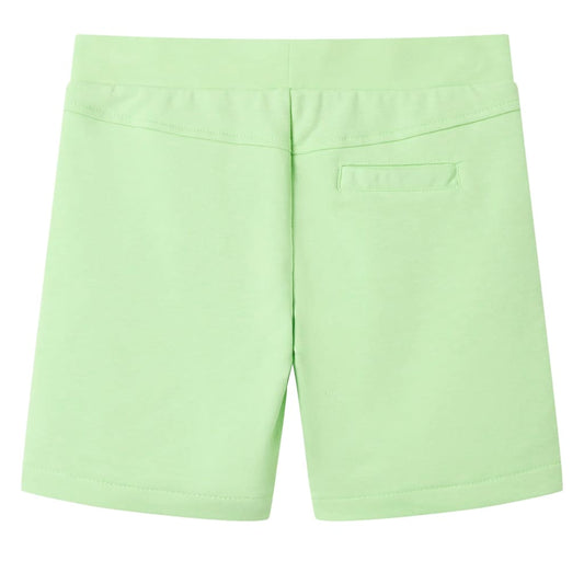 Kindershorts Fluo-Grün 104