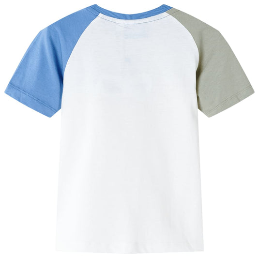 Kinder-T-Shirt Ecru 128