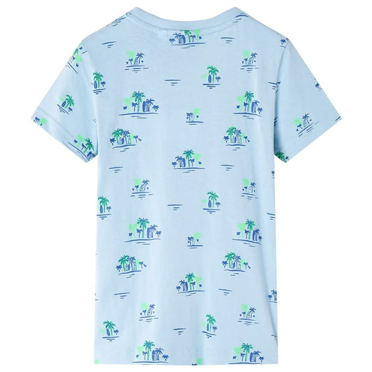 Kinder-T-Shirt Hellblau 104