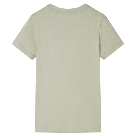 Kinder-T-Shirt Helles Khaki 140