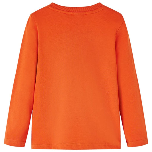 Kinder-Langarmshirt Orange 116