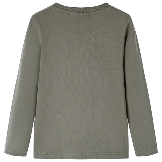 Kinder-Langarmshirt Khaki 104