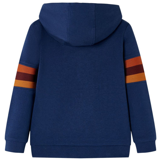 Kinder-Kapuzenpullover Marineblau 116