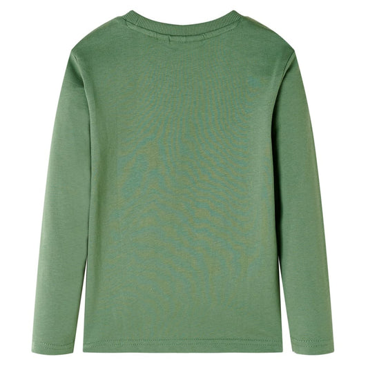 Kinder-Langarmshirt Helles Khaki 104
