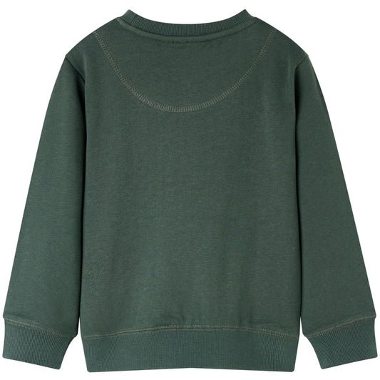 Kinder-Sweatshirt Dunkelgrün 104