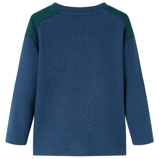 Kinder-Sweatshirt Marineblau 128