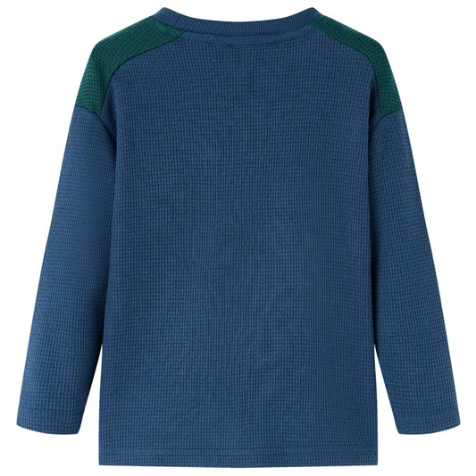 Kinder-Sweatshirt Marineblau 140