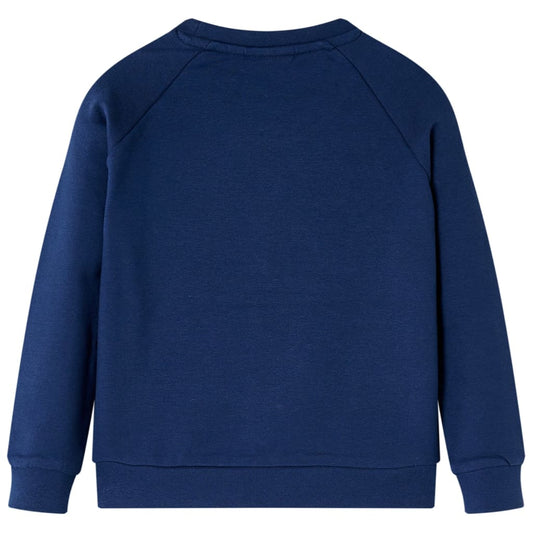 Kinder-Sweatshirt Marineblau 116