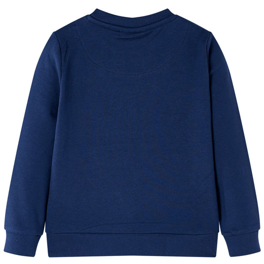 Kinder-Sweatshirt Marineblau 116