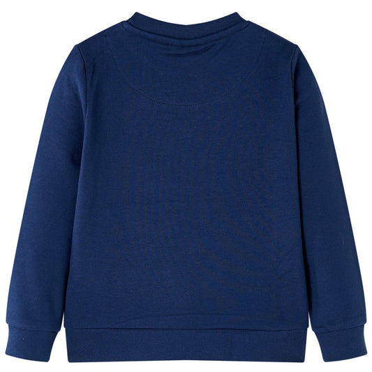 Kinder-Sweatshirt Marineblau 140