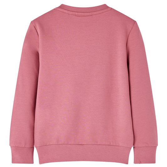 Kinder-Sweatshirt Himbeerrosa 116