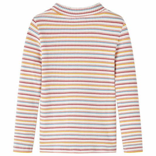 Kinder-Langarmshirt Halbrollkragen Ecru 92