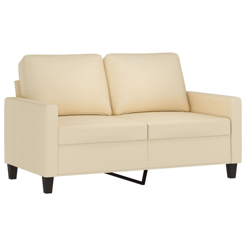 2-delt Sofasæt med puder cremestof