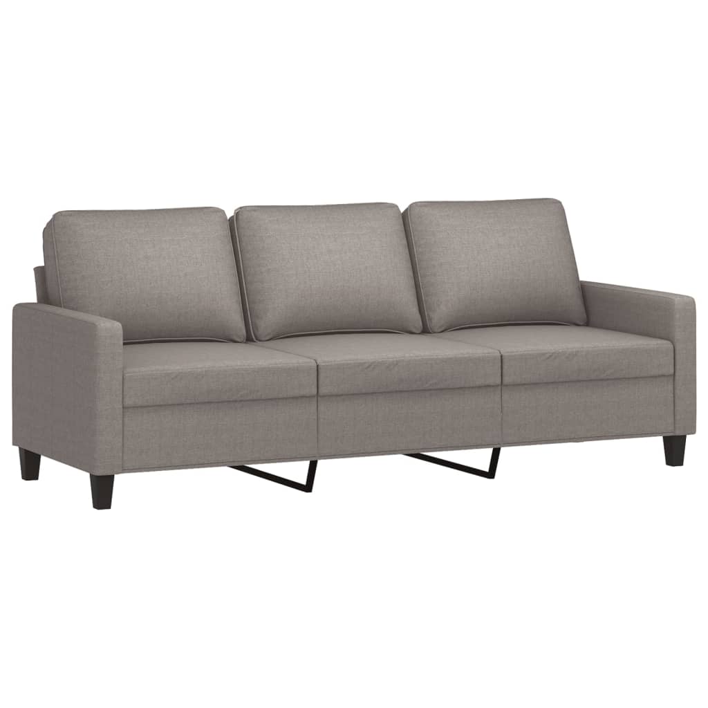 2-delt Sofasæt med puder i taupe stof