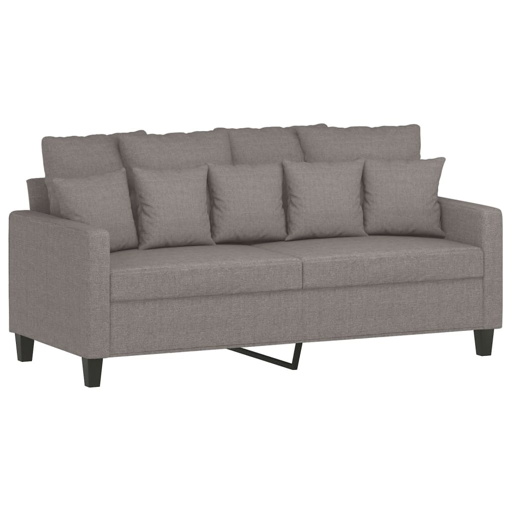 2-delt Sofasæt med puder i taupe stof