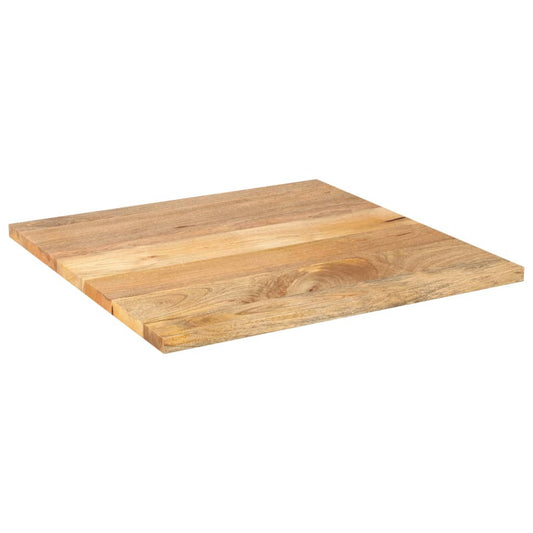 Tischplatte 90x90x3,8 cm Quadratisch Massivholz Mango