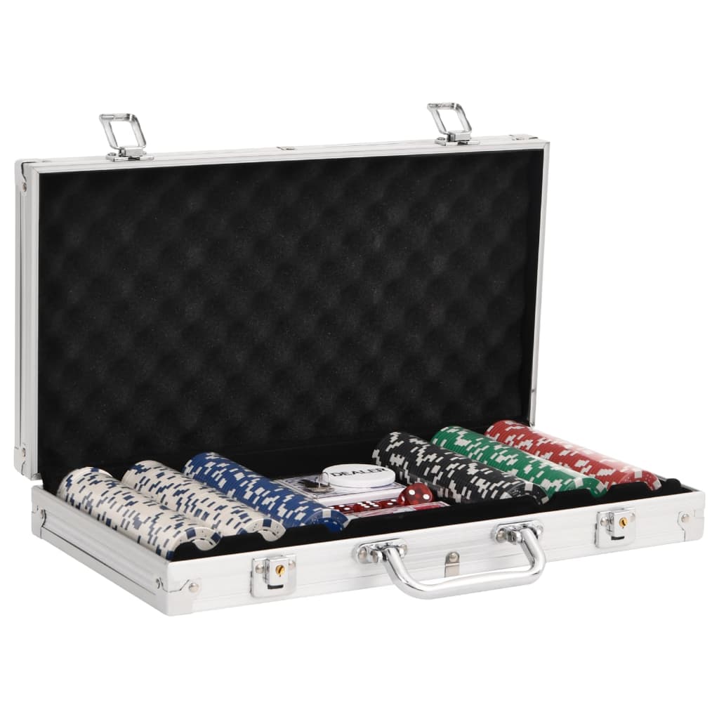 Pokerchipsæt 300 stk. 11,5 g