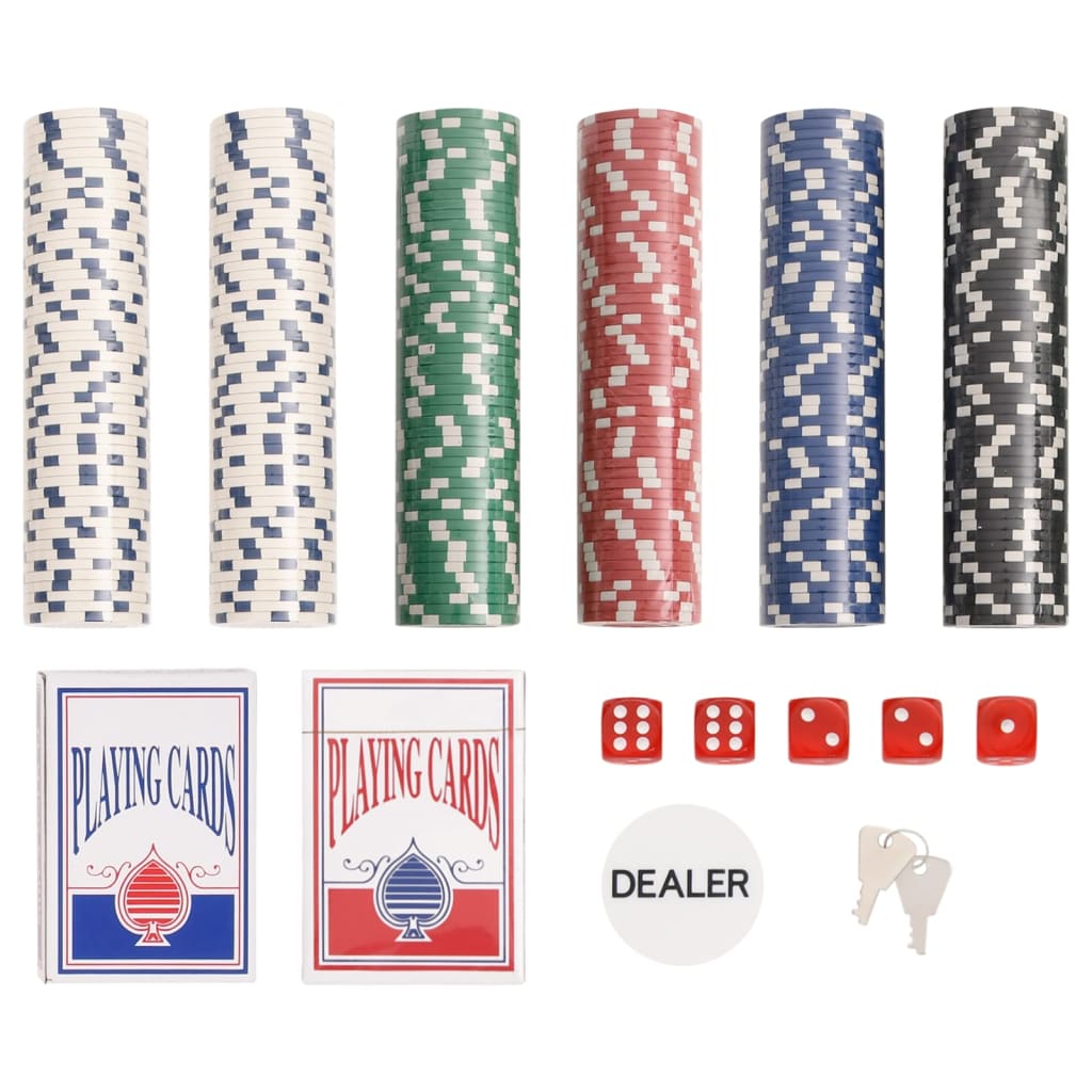 Pokerchipsæt 300 stk. 11,5 g