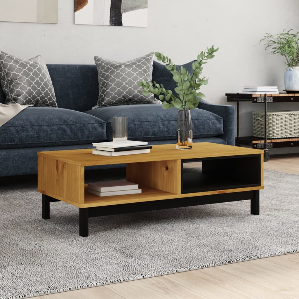 Sofabord FLAM 100x50x32,5 cm massiv fyrretræ