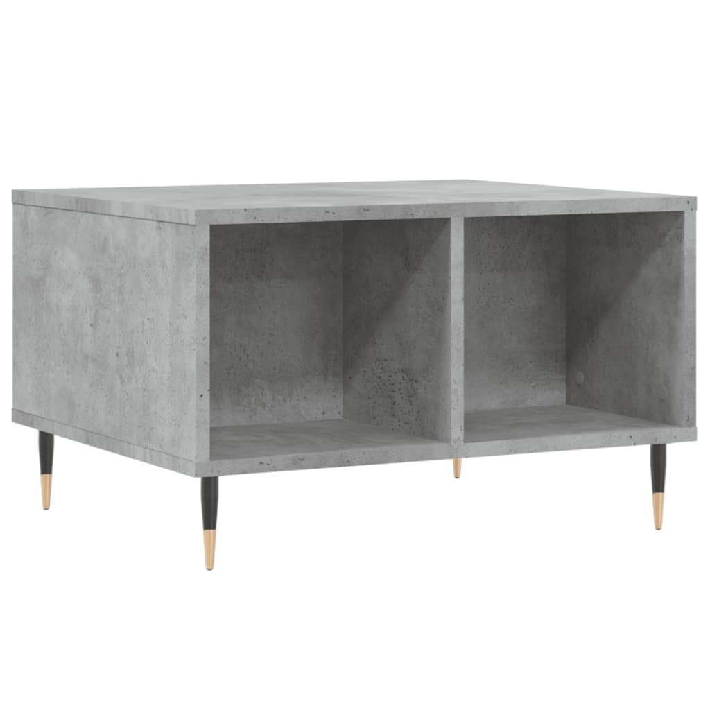 Sofabord betongrå 60x50x36,5 cm træmateriale