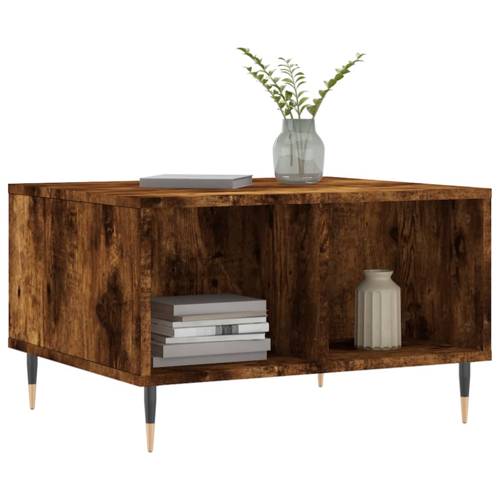Sofabord røget eg 60x50x36,5 cm træmateriale