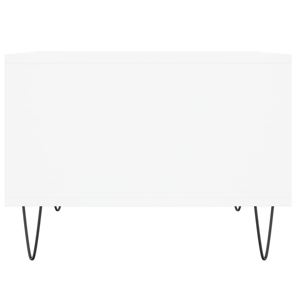 Sofabord Hvid 60x50x36,5 cm Træ Materiale