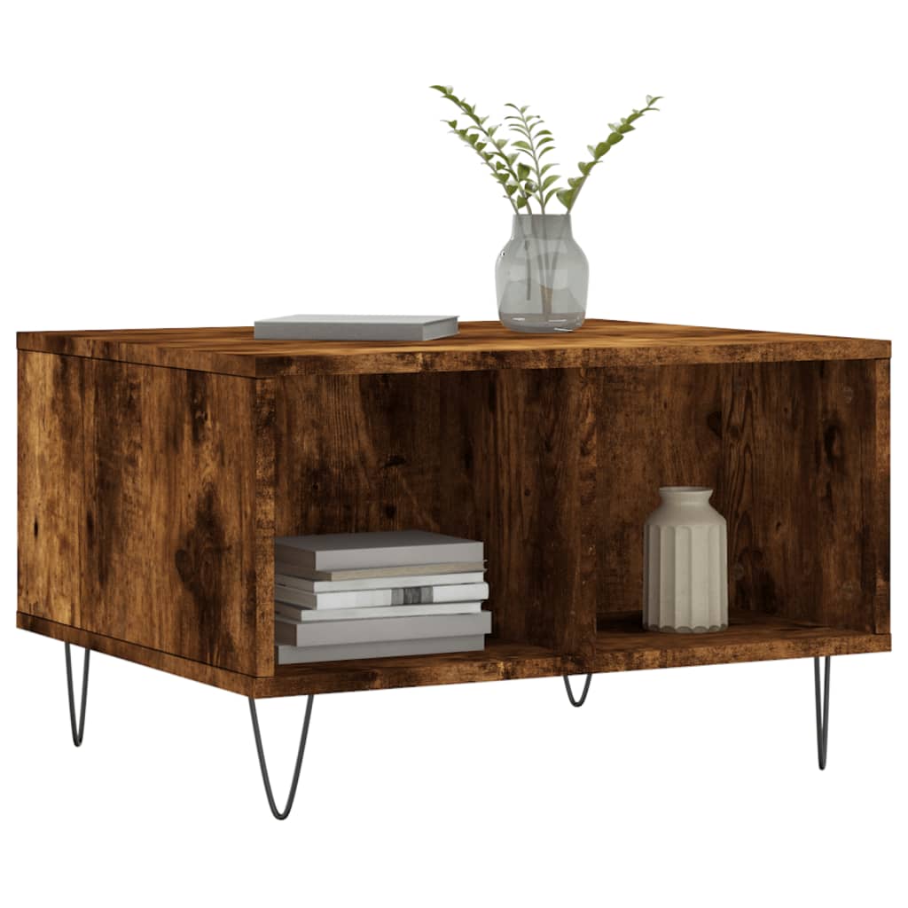 Sofabord røget eg 60x50x36,5 cm træmateriale