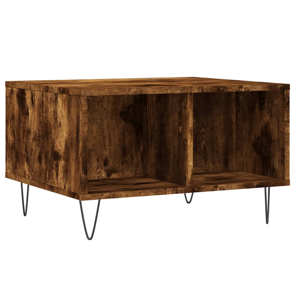 Sofabord røget eg 60x50x36,5 cm træmateriale