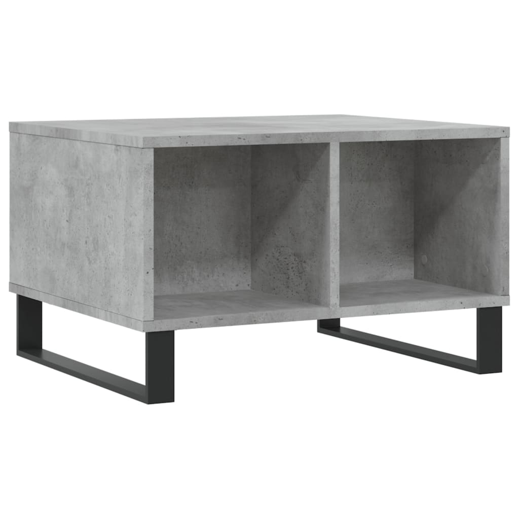 Sofabord betongrå 60x50x36,5 cm træmateriale