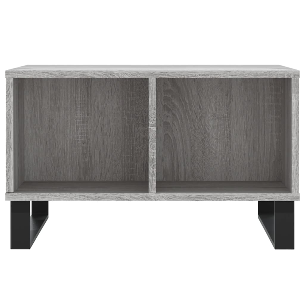 Sofabord Grå Sonoma 60x50x36,5 cm Træmateriale