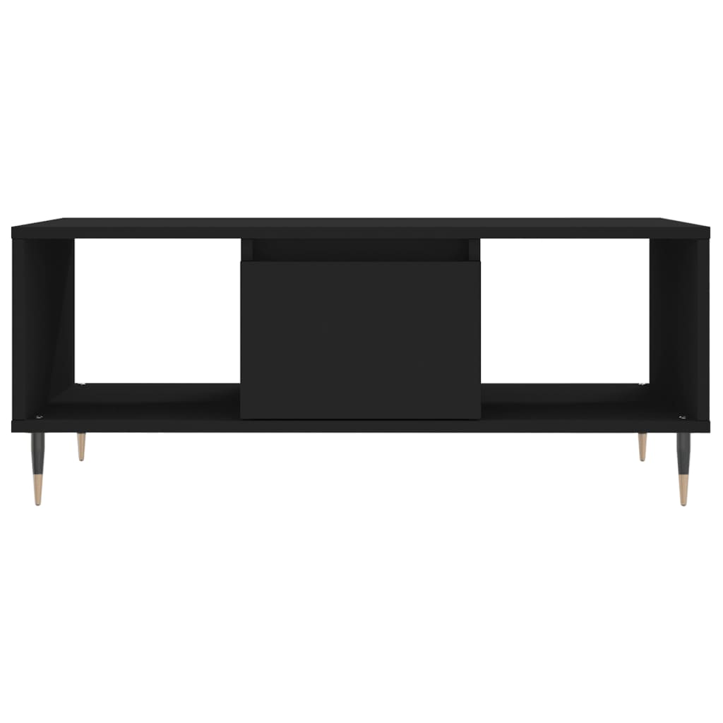 Sofabord Sort 90x50x36,5 cm Træ Materiale