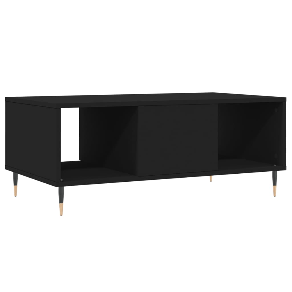 Sofabord Sort 90x50x36,5 cm Træ Materiale