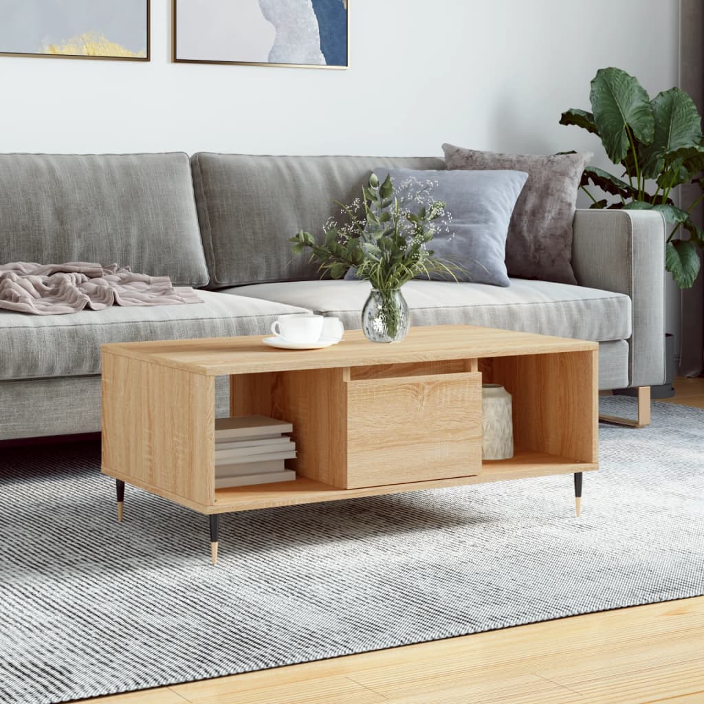 Sofabord Sonoma eg 90x50x36,5 cm træmateriale